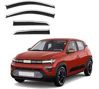 4 Pezzi Auto Deflettori Aria per Dacia Spring Electric MK1 2019+, Parapioggia Per Finestrino Deflettori Aria Laterale, Protezione Visiera Parasole