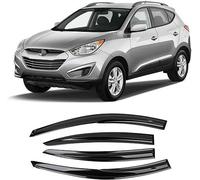 4 Pezzi Auto Deflettori Aria per Hyundai IX35 2010-2015, Parapioggia Per Finestrino Deflettori Aria Laterale, Protezione Visiera Parasole