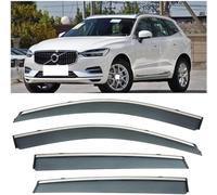 4 Pezzi Auto Deflettori Aria per Volvo XC60 2018-2022, Parapioggia Per Finestrino Deflettori Aria Laterale, Protezione Visiera Parasole