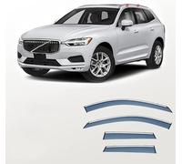 4 Pezzi Auto Deflettori Aria per Volvo XC60 2018+, Parapioggia Per Finestrino Deflettori Aria Laterale, Protezione Visiera Parasole