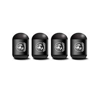 4 pezzi Auto Metallo Cappucci delle valvole Tappi parapolvere, per Abarth Badge 124 131 500 595 695 1000 204A Fiat Punto Alfa Berlinetta Zerocento Pneumatici Ruota Tappi valvola Decorazione Accessori