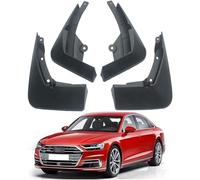4 Pezzi Auto Parafanghi per Audi A8 A8L D5 Sedan 2017-2020 2018 2019, Anteriore Posteriore Parafango Impermeabile e Resistente Antispruzzo Accessori