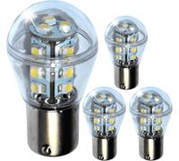 4 Pezzi BA15s Attacco A Baionetta 15 LED Per John Deere AD2062R Cool White