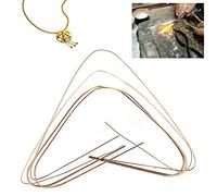 4 Pezzi Bacchette di Saldatura Rame Argento 0.5-1.5mm Filo di Saldatura a Basso Temperatura per Metallo