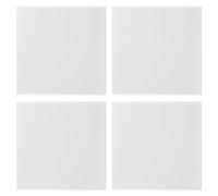 4 Pezzi Bacheca in Feltro Bianco per Appunti e Liste | Poliestere e Feltro, Fissaggio Delicato Sulle Superfici, per Aula, Casa e Piccoli Spazi