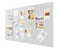4 Pezzi Bacheca Sughero Feltro con Nastro Adesivo & Puntine, Lavagna Parete Grande 60x40cm, Memoboard Decorativa Autoadesiva, Bacheca Pieghevole per Ufficio, Casa, Scuola & Cucina