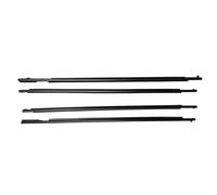 4 Pezzi Bande Di Tenuta Per Finestrino Per Toyota Per Wish 2010-2016 Banda In Gomma Nera Per Decorative