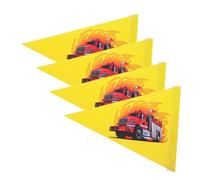 4 Pezzi Bandierina Sicurezza per Biciclette e Scooter Design Accattivante con Dei Facile Sostituzione per Maggiore Visibilità Adatta Anziani Accessorio Sicurezza per Manubrio