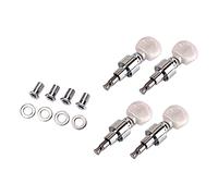4 pezzi Banjo Tuning Pioli Tuner String Keys Kit Testa Macchina Sintonizzatore Peg Parti di Ricambio Meccaniche Pioli Tuner Manopole Tasti Peg Head Knobs