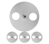 4 Pezzi Base Rotonda per Carillon, Avvolgimento DIY | Argento, Superficie Liscia e Arrotondata, per Meccanismi e Chiavi Meccaniche, Fai e Modellismo