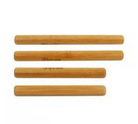 4 Pezzi Bastoncini da Bambù, Legno, Tracce Non Elastiche | Estremità Arrotondate, Bastoncini di Bambù per Ginocchia, Lisci, Attrezzo, Casa