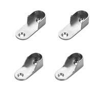 4 pezzi Bastone armadio appendiabiti,Accessori armadio interno,Armadio Guardaroba, Cromato Accessori per armadio interno