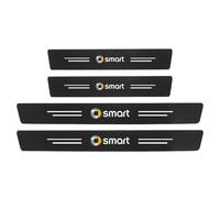 4 Pezzi Battitacco Adesivi Soglie Porte per Smart Eq Fortwo Forfour 453 451 452 450 454,Benvenuto Pedaliera Protezione,L'Usura AntiGraffio Accessori Styling Dll'auto