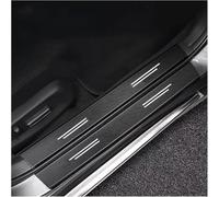 4 Pezzi Battitacco Auto, Per Mercedes Benz Class A B C E G S CLA CLE CLS GLA GLC GLE GLK Soglia in Fibra di Carbonio/Paraurti Posteriore Protezione Portiere Auto,Proteggi Portiere Auto Accessori Auto