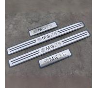 4 Pezzi Battitacco Auto per MG ZS 2024 2023 2022 2021-2019, Protezione Portiere Auto in Acciaio Inox Protezione Antigraffio per Pedale Accessori Auto