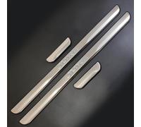 4 Pezzi Battitacco Auto per Nissan Juke 2024-, Protezione Portiere Auto in Acciaio Inox Protezione Antigraffio per Pedale Accessori Auto