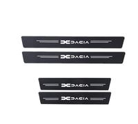 4 Pezzi Battitacco per Dacia Sandero III/Sandero Stepway III 2021-2023 2024, Fibra di Carbonio Antiusura Soglia AntiGraffio Benvenuto Pedaliera Adesivi Styling Accessori