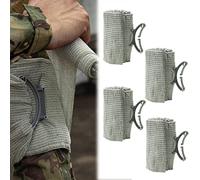 4 pezzi Benda israeliana da 6", tourniquets tattici con sottovuoto, fascia per emergenza, primo soccorso, per sport all'aria aperta, campeggio, arrampicata, ferite, escursionismo, medico, sterile