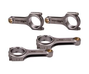 4 pezzi Bielle Motore Connecting Rod for Fiat Lancia Delta 2.0 131 145mm ARP2000