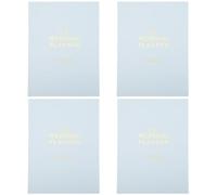 4 Pezzi Blocco Note Matrimonio Elegante in Carta per Pianificazione Nozze | Stile Retrò Romantico, per Messaggi Ospiti e Lista Presenze, per Incontri e Organizzazione