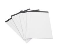 4 Pezzi Blocco Notes Legale A4 Bianco in Carta e Cartone | Carta Resistente All’inchiostro, Pagine Condivisibili, per Studenti, Scrittori e Giornalisti, Appunti Ordinati