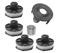 4 Pezzi Bobina 1 Cappuccio di Copertura e 1 Molla,Compatibile con Makita,Remplacement 18V dur181/RF/Z,195858-1/196145-9,Bobina filettata,diametro 1,6 mm,