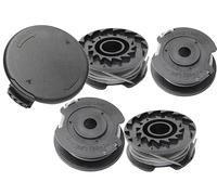 4 Pezzi Bobina a Filo per Tagliabordi +F016F05320 Copertura, Bobina di Ricambio per Tosaerba Φ1,65mm 6m Bobina di Ricambio Nylon per Bosch EasyGrassCut F016800569&F016800385 Bobina di Ricambio