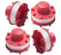 4 Pezzi Bobina,Bobina di filo per decespugliatore,Compatibile con GE-CT 36/30 Li,Lunghezza 8 metri, diametro 2 millimetri, bobina di nylon