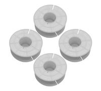 4 Pezzi Bobina Cavo in Rame Bianca per Crossover Audio Rotondo | Organizzatore per Cavi, Facile da Avvolgere, per Riparazione Audio e Uso Sul Palco