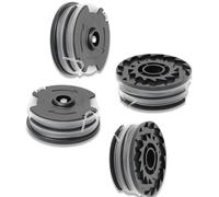 4 Pezzi Bobina,Compatibile con Parkside 20-Li PRT 50 PRT 300 PRT 550,Tappi di Ricambio per decespugliatore,Bobina di ricambio del tagliaerba