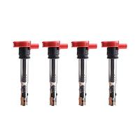 4 pezzi bobina di accensione for auto ABCDE 07K905715F compatibile for VW/Jetta/Golf/Passat/Tiguan/CC compatibile for Audi A3/A4/A5/A6/A7/A8 TT Q3/Q5 R8