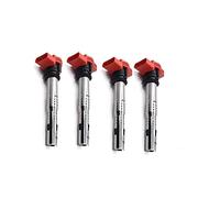 4 pezzi bobina di accensione for auto compatibile for VW/Jetta/Golf/Passat/CC compatibile for Audi A3/4/5/6/7/8 TT Q3/5 R8 NO 06E905115 ABCDE 07K905715F