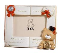 4 PEZZI Bomboniera Laurea, Portafoto Orsetto, 10,3 cm, in resina, by Paben