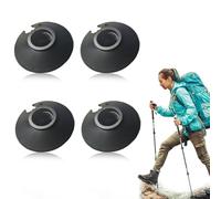 4 pezzi/borsa bastoncini da trekking in gomma neve fango cestino da sci bastoncini da trekking cestini di ricambio bastoncini da trekking Accessorio di ricambio per bastoncini da trekking