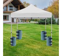 4 Pezzi Borsa per Peso a Baldacchino Sacco di Sabbia per Tende da Giardino