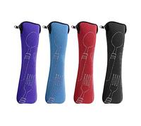 4 pezzi borsa portaoggetti per stoviglie in acciaio inox a forma di cuscino per forchette, cucchiai e bacchette