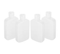4 Pezzi Bottiglia di Acqua Santa Cattolica in Plastica Bianca 100ml | Contenitore Riutilizzabile Tappo Sicuro, per Fedeli Cattolici e Viaggiatori, Chiesa e Preghiera Domestica