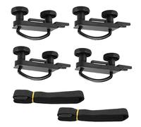 4 Pezzi Box da Tetto per Auto Bulloni a U Kit di Montaggio Box da Tetto per Auto