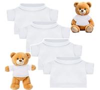 4 pezzi Build a Bear Clothes Mini Orso Vestiti Bambole Vestiti Orso Peluche Vestiti Orsi 12-16 pollici Crea le tue bambole di peluche Out fits e accessori