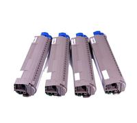 4 pezzi C831 C841 cartuccia toner compatibile, compatibile for OKI, 831 841 C831cdtn C831dn C831n C841cdtn C841dn C841n(44844509-12 US)