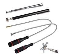 4 Pezzi Calamita Telescopica Sollevatore, 1.5-5LB Asta Telescopica Magnetica, Strumento Magnetico Per Pickup,Strumento di Pickup Magnetico per Raccolta di Piccole Pezzi,Oggetti Metallici,Ricambi Auto