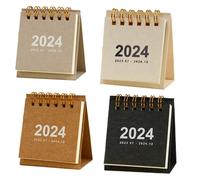 4 Pezzi Calendari Da Scrivania Da Gen 2024 A Dic 2024 255 X 2