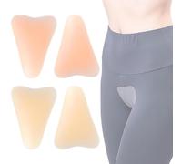 4 Pezzi Camel Toe Correttore,Anti Cameltoe, cerotto autoadesivo antiscivolo in silicone, cerotto invisibile per la protezione delle zone intime.