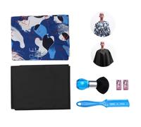 4 Pezzi Cape Stampa Spazzola Duster per Pettine Comfort e Sicurezza per Acconciature Infantili