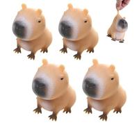 4 Pezzi Capybara Antistress Toy Giocattoli Squishy Capibara Capybara Fidget Giocattolo Capibara Giocattolo Da Spremere Simpatico Animale Pizzico Antistress Palla Da Spremere Per Adulti, Bambini