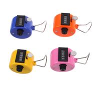 4 pezzi carino mini contatore portatile colorato per le persone che contano lo