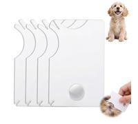 4 Pezzi Carta per Zecche con Lente d'Ingrandimento, Pinzette per Zecche Professionali per Cani, Gatti e Uomo, Rimuovi Zecche Sicuro e Veloce, Pinza Zecche Portatile Formato Carta di Credito