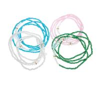 4 Pezzi Catena da Vita Perline Farfalla per Donne | Gioiello Chic, Leggero e Comodo da Indossare, per Halloween e Natale, Stile per Ragazze e Donne