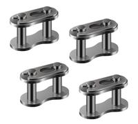 4 Pezzi Catena Principale, Lega di Acciaio Robusti Maglia Principale Catena d'Argento Master Link per Motociclo Mini Bici 50cc 70cc 90cc 110cc 125cc ATV Quad 4 Wheeler Pocket Bike, # 420