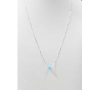 4 pezzi Catene SCATOLA in Argento Sterling 925 con Collane AZZURRO OPAL...